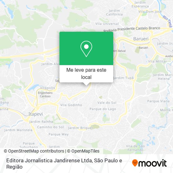 Editora Jornalistica Jandirense Ltda mapa