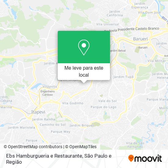 Ebs Hamburgueria e Restaurante mapa