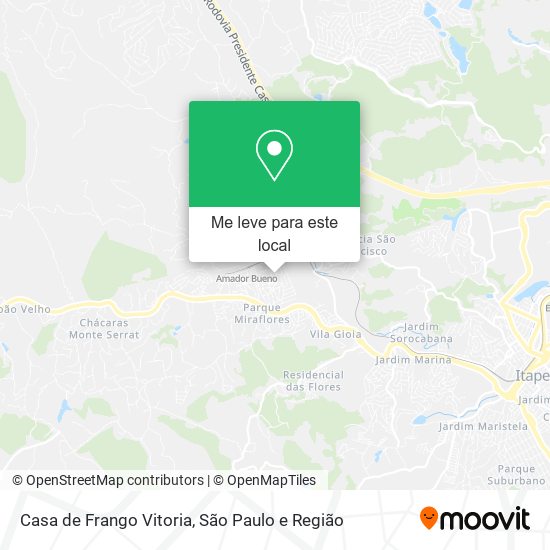 Casa de Frango Vitoria mapa