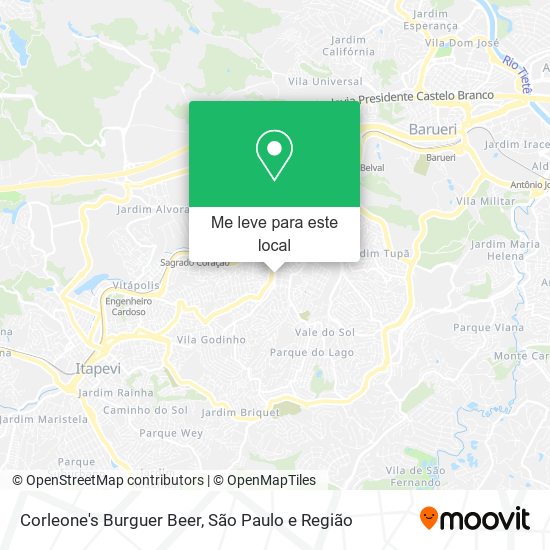 Corleone's Burguer Beer mapa