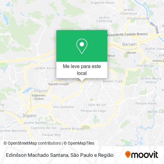 Edinilson Machado Santana mapa