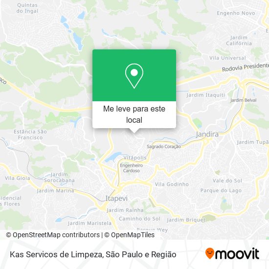 Kas Servicos de Limpeza mapa