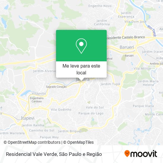 Residencial Vale Verde mapa