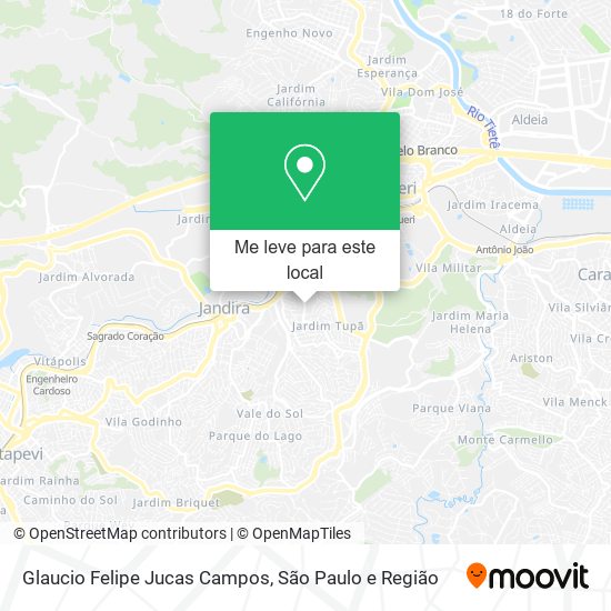 Glaucio Felipe Jucas Campos mapa