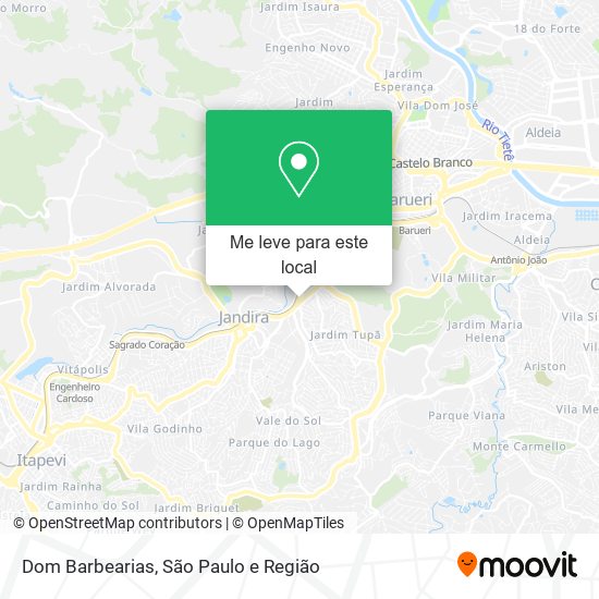 Dom Barbearias mapa