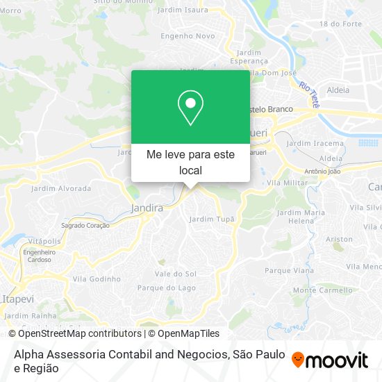 Alpha Assessoria Contabil and Negocios mapa