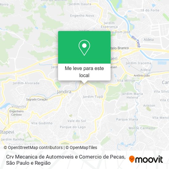 Crv Mecanica de Automoveis e Comercio de Pecas mapa