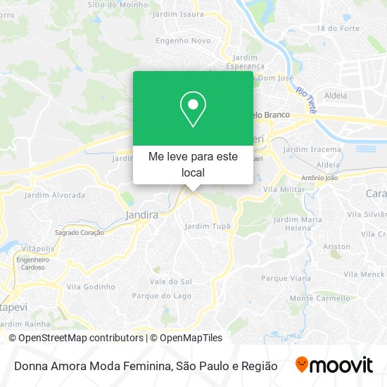 Donna Amora Moda Feminina mapa