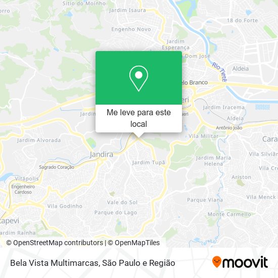 Bela Vista Multimarcas mapa