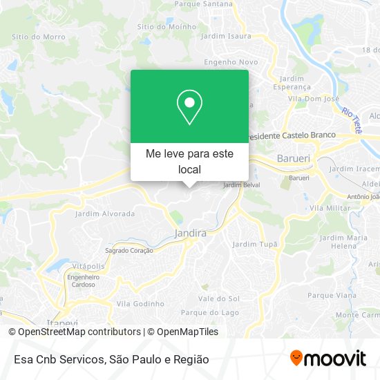 Esa Cnb Servicos mapa