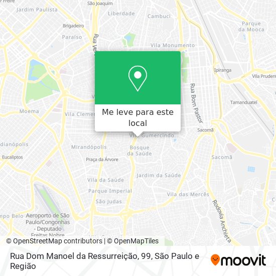 Rua Dom Manoel da Ressurreição, 99 mapa