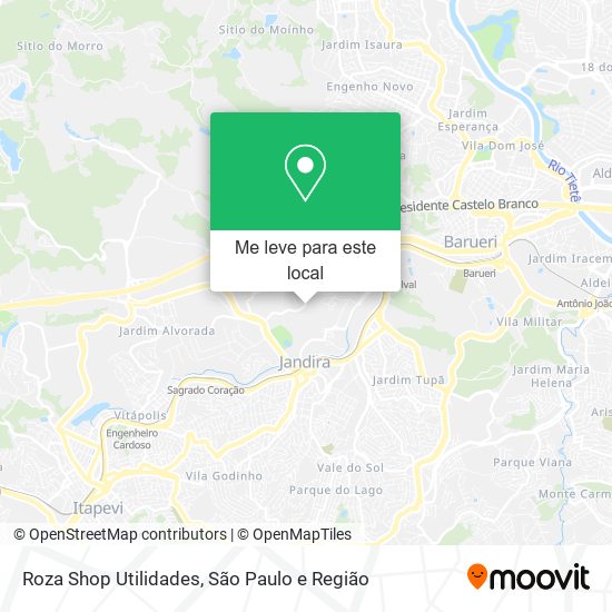 Roza Shop Utilidades mapa