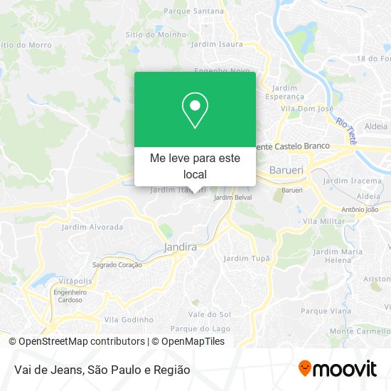 Vai de Jeans mapa