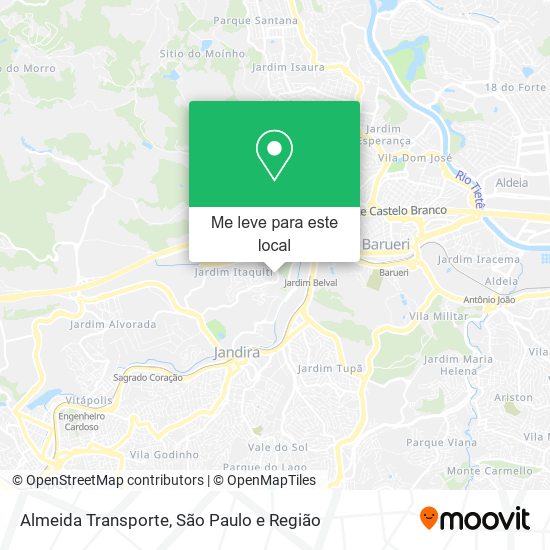 Almeida Transporte mapa