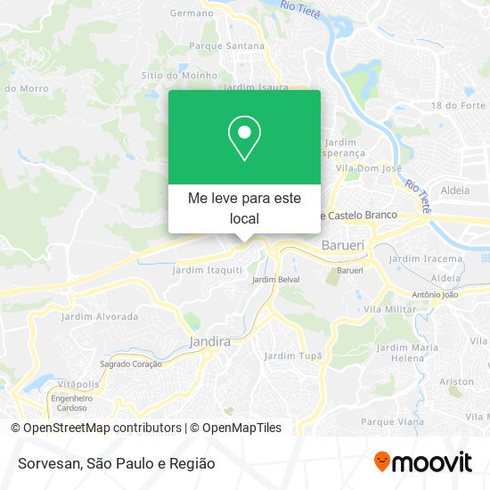 Sorvesan mapa