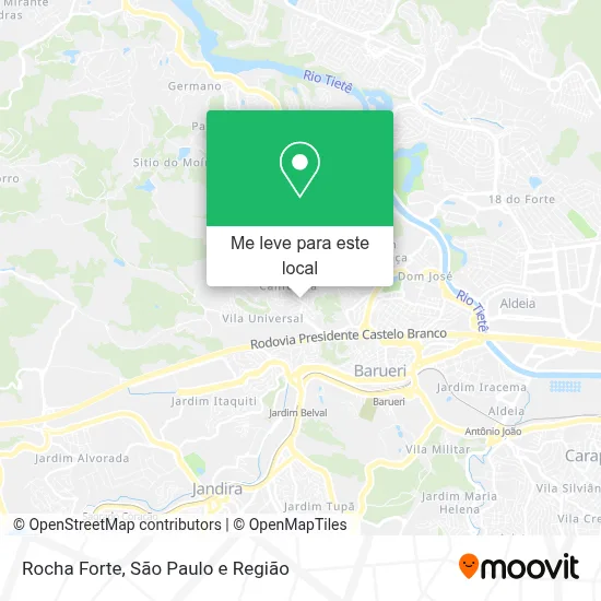 Rocha Forte mapa