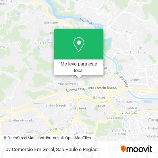 Jv Comercio Em Geral mapa