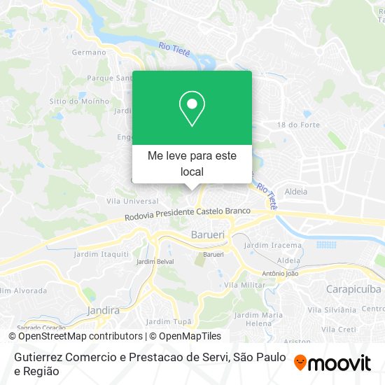 Gutierrez Comercio e Prestacao de Servi mapa