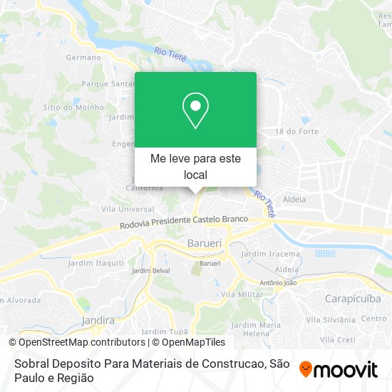 Sobral Deposito Para Materiais de Construcao mapa