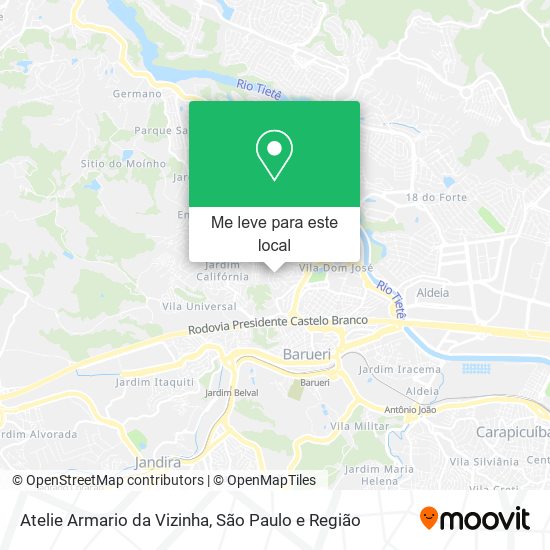 Atelie Armario da Vizinha mapa
