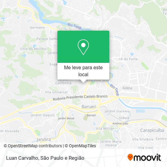 Luan Carvalho mapa