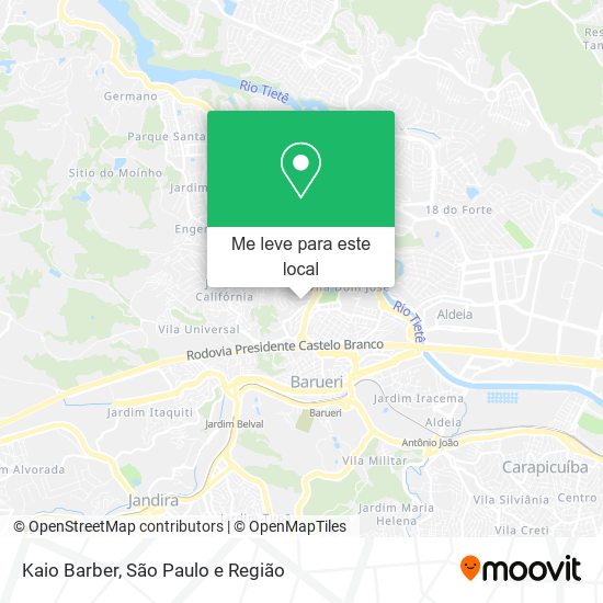 Kaio Barber mapa