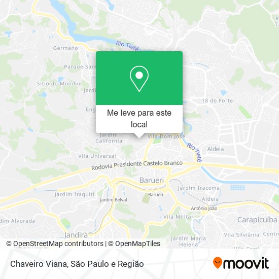 Chaveiro Viana mapa