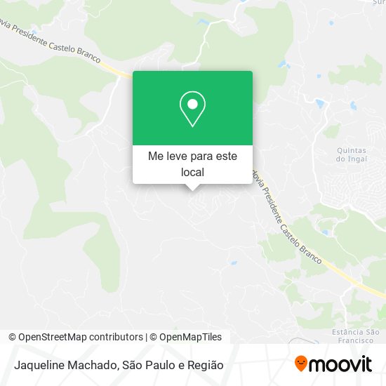 Jaqueline Machado mapa