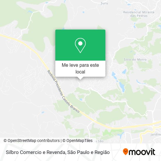 Silbro Comercio e Revenda mapa