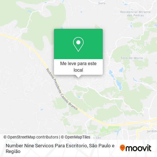 Number Nine Servicos Para Escritorio mapa