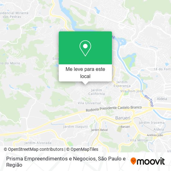 Prisma Empreendimentos e Negocios mapa