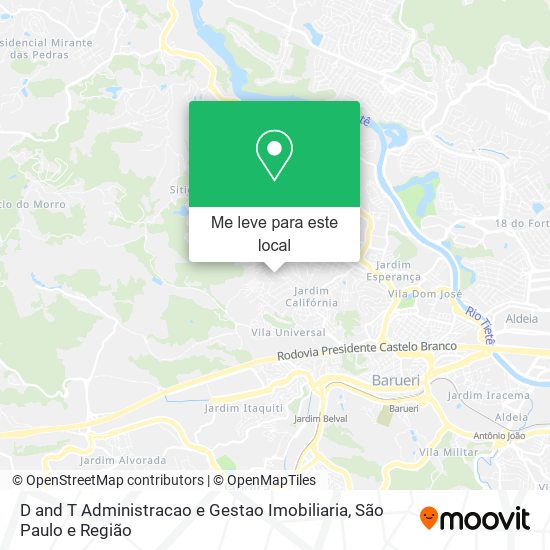 D and T Administracao e Gestao Imobiliaria mapa