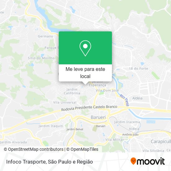 Infoco Trasporte mapa