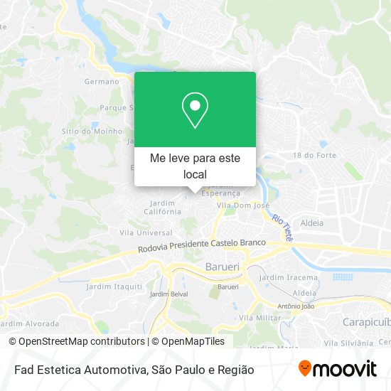 Fad Estetica Automotiva mapa