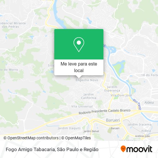 Fogo Amigo Tabacaria mapa