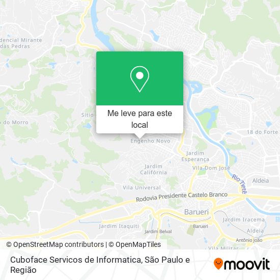 Cuboface Servicos de Informatica mapa