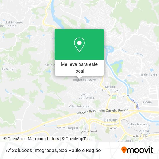 Af Solucoes Integradas mapa