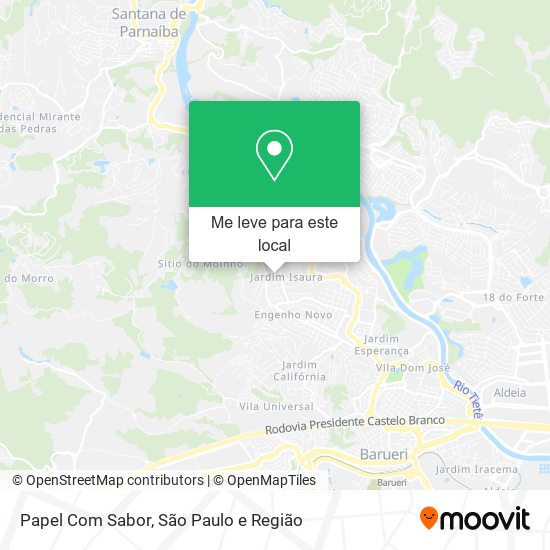 Papel Com Sabor mapa