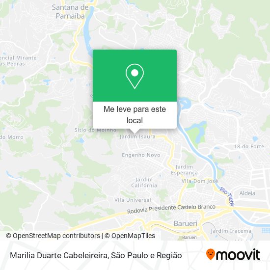 Marilia Duarte Cabeleireira mapa