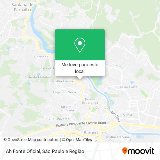 Ah Fonte Oficial mapa