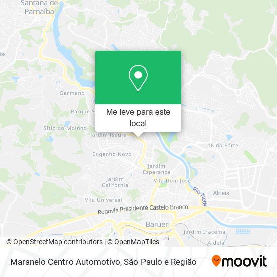 Maranelo Centro Automotivo mapa