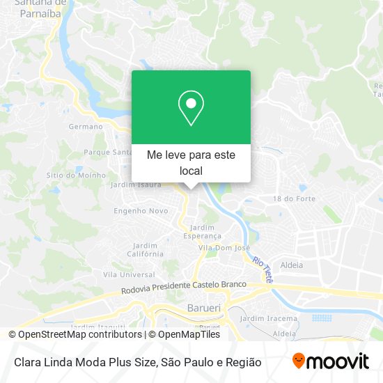 Clara Linda Moda Plus Size mapa