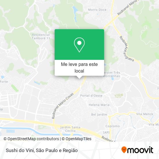 Sushi do Vini mapa