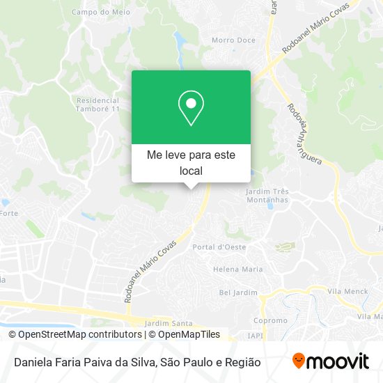 Daniela Faria Paiva da Silva mapa