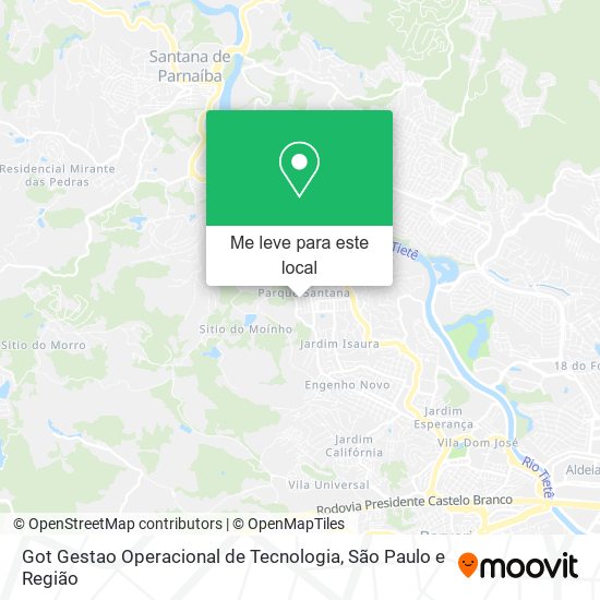 Got Gestao Operacional de Tecnologia mapa