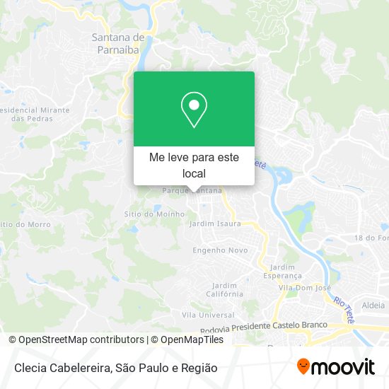 Clecia Cabelereira mapa