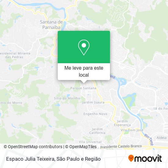 Espaco Julia Teixeira mapa