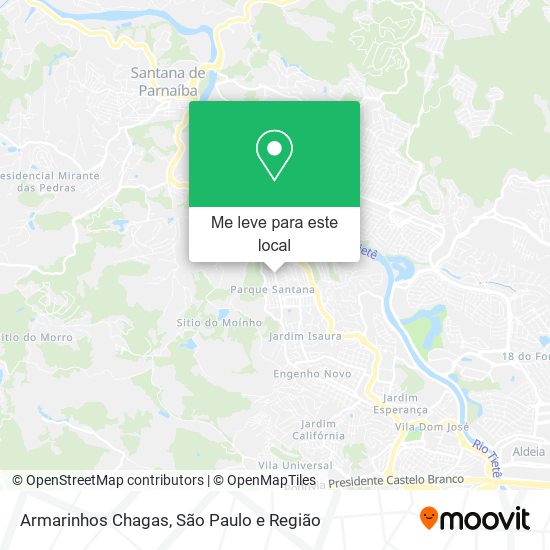 Armarinhos Chagas mapa