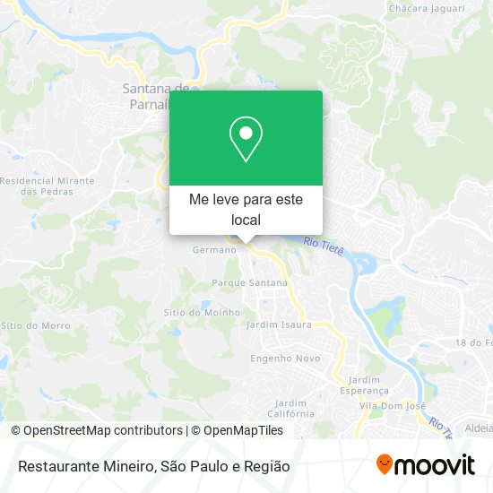 Restaurante Mineiro mapa