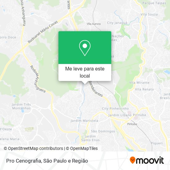 Pro Cenografia mapa